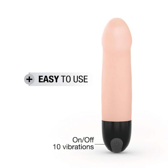 Dorcel Real Vibration S 2.0 - nabíjací vibrátor (prírodná farba)