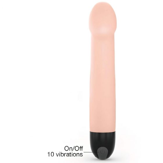 Dorcel Real Vibration M 2.0 - nabíjací vibrátor (prírodná farba)