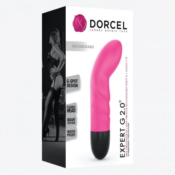 Dorcel Expert G 2.0 - dobíjací vibrátor na bod G (ružový)