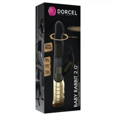   Dorcel Baby Rabbit 2.0 - dobíjací vibrátor s tyčinkou (čierno-zlatý)