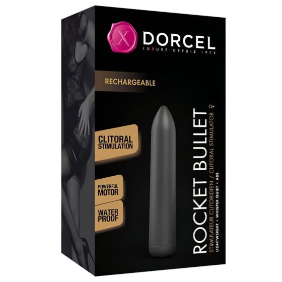 Dorcel Rocket Bullett - nabíjací tyčový vibrátor (čierny)