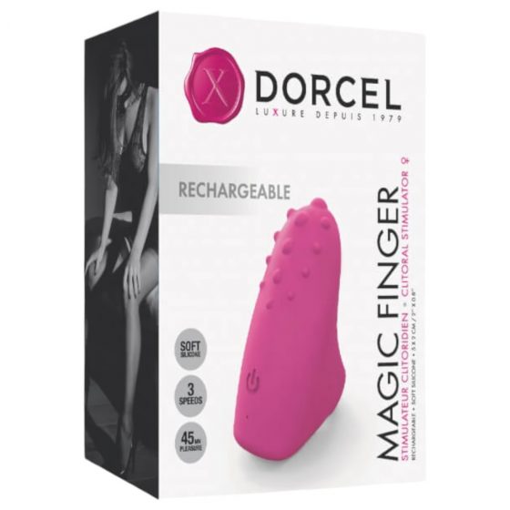 Dorcel Magic Finger - nabíjací prstový vibrátor ( ružový)