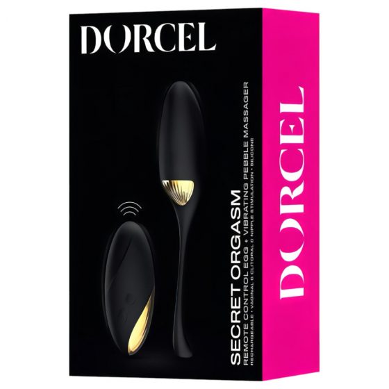 Dorcel Secret Orgasm - dobíjacie rádiom riadené vibračné vajíčko (čierne)