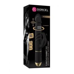   Dorcel Furious Rabbit 2.0 - nabíjací vibrátor s ramenom na klitoris (čierny)