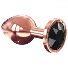   Dorcel Diamond Plug M - hliníkové análne dildo - stredné (rosegold)