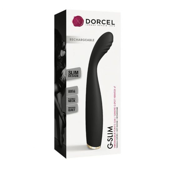 Dorcel G-slim - dobíjací vibrátor na bod G (čierny)