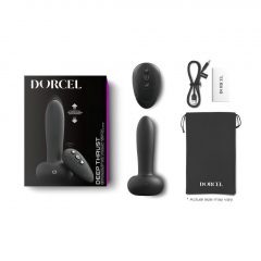   Dorcel Deep Thrust - nabíjací vibrátor s diaľkovým ovládačom (čierny)