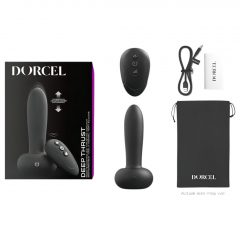   Dorcel Deep Thrust - nabíjací vibrátor s diaľkovým ovládačom (čierny)