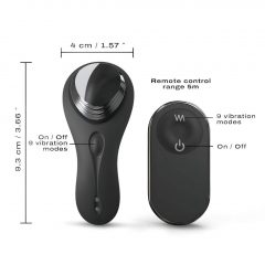   Dorcel Discreet Vibe + - dobíjací rádiový vibrátor na klitoris (čierny)