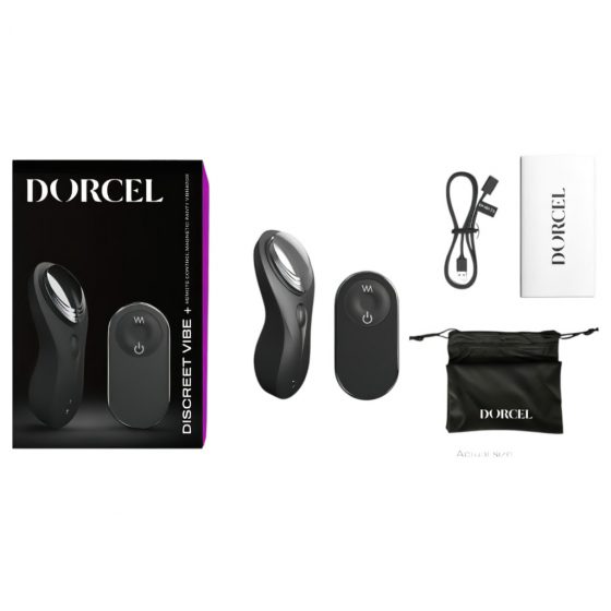 Dorcel Discreet Vibe + - dobíjací rádiový vibrátor na klitoris (čierny)