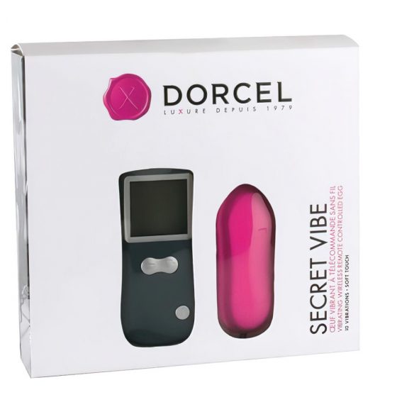 Dorcel Secret Vibe - nabíjacie vibračné vajíčko na diaľkové ovládanie (ružové)