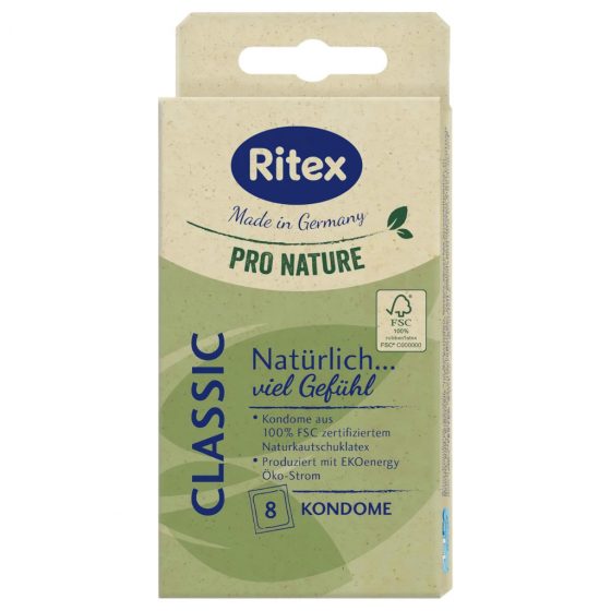 RITEX Pro Nature Classic - kondóm (8ks)