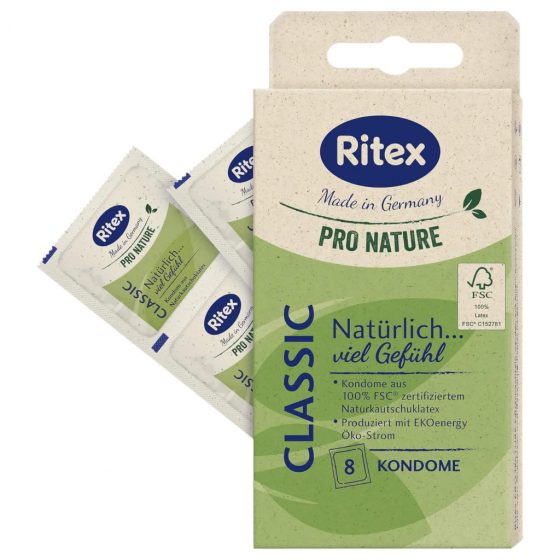 RITEX Pro Nature Classic - kondóm (8ks)