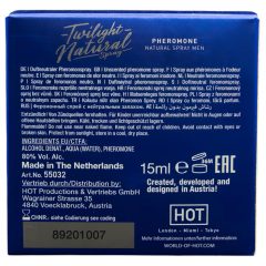   HOT Twilight Natural - feromónový parfum pre mužov (15 ml) - bez vône