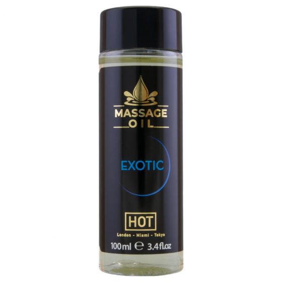 Masážny olej na starostlivosť o pokožku HOT - exotický (100 ml)