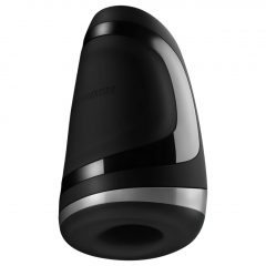   Satisfyer Men Heat Vibration - nabíjací vibrátor na žaluď s ohrevacou funkciou (čierny)