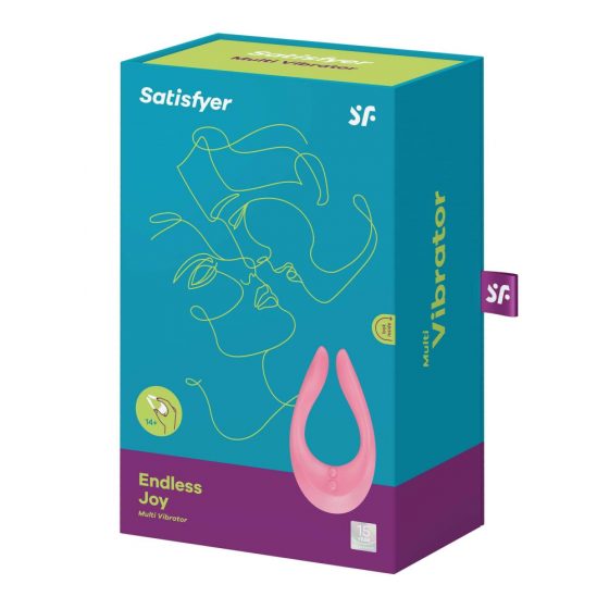 Satisfyer Endless Joy - nabíjací párový vibrátor (ružový)