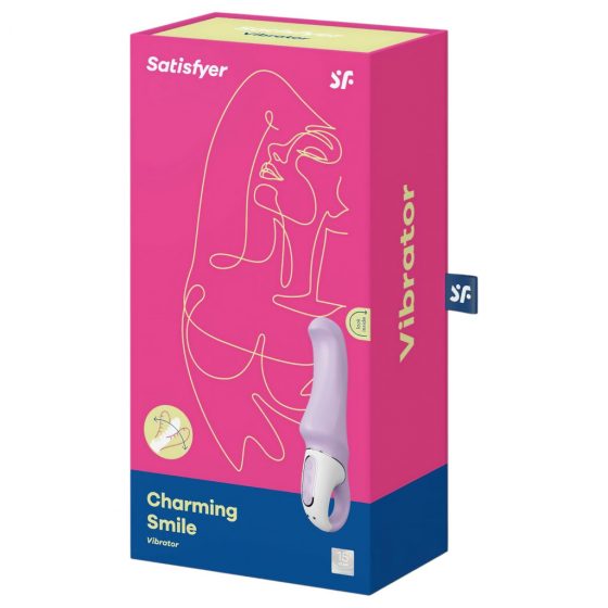 Satisfyer Charming Smile - nabíjací, vodotesný vibrátor na bod G (fialový)