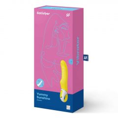   Satisfyer Yummy Sunshine - nabíjací vodotesný vibrátor na bod G (žltý)