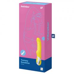   Satisfyer Yummy Sunshine - nabíjací vodotesný vibrátor na bod G (žltý)