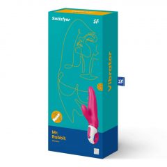   Satisfyer Mr. Rabbit - vodotesný, nabíjací vibrátor s ramienkom na klitoris (ružový)