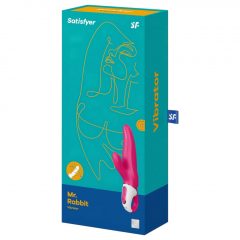   Satisfyer Mr. Rabbit - vodotesný, nabíjací vibrátor s ramienkom na klitoris (ružový)