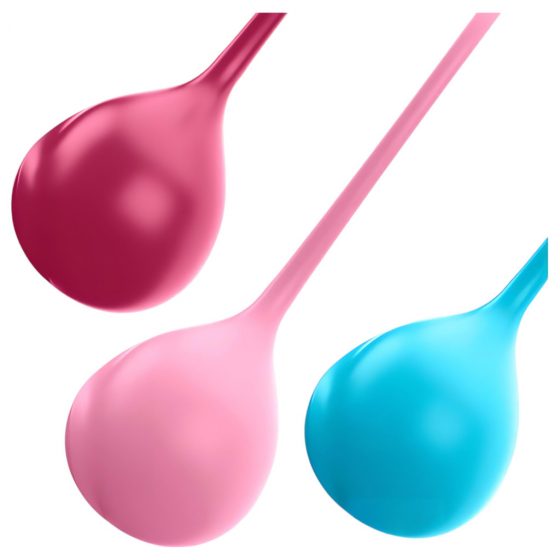 Satisfyer Strengthening Balls - jednoduché venušine guličky (3 dielna súprava)