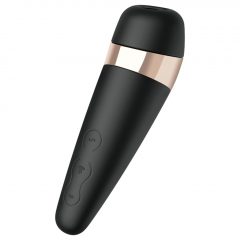   Satisfyer Pro 3+ - nabíjací, vodotesný stimulátor na klitoris (čierny)