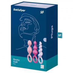   Satisfyer Booty Call - súprava análnych díld - farebná (3 dielna)