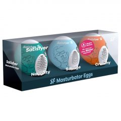 Satisfyer Egg NSC - masturbačná súprava vajíčok (3 ks)