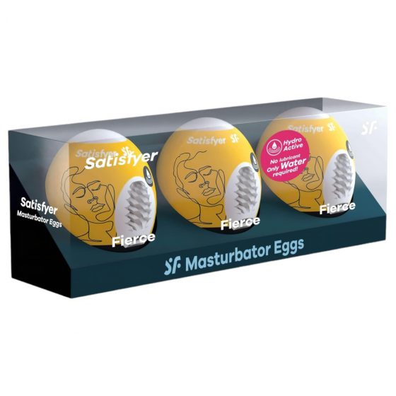 Satisfyer Egg Fierce - masturbačné vajíčka set (3 ks)