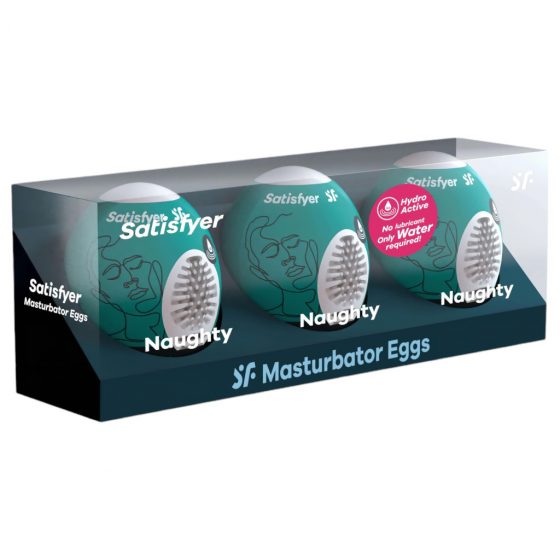 Satisfyer Egg Naughty - masturbačná sada vajec (3 ks)