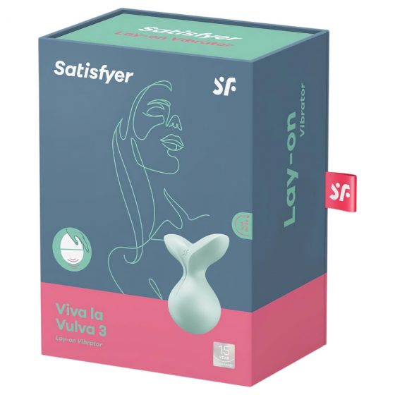 Satisfyer Viva la Vulva 3 - dobíjací, vodotesný vibrátor na klitoris (mäta)