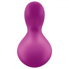   Satisfyer Viva la Vulva 3 - nabíjateľný, vodotesný klitorisový vibrátor (fialový)