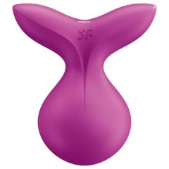   Satisfyer Viva la Vulva 3 - nabíjateľný, vodotesný klitorisový vibrátor (fialový)