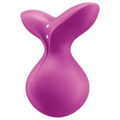   Satisfyer Viva la Vulva 3 - nabíjateľný, vodotesný klitorisový vibrátor (fialový)