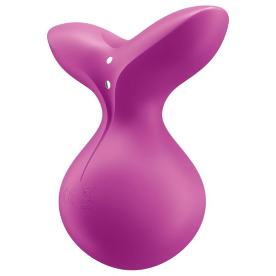 Satisfyer Viva la Vulva 3 - nabíjateľný, vodotesný klitorisový vibrátor (fialový)