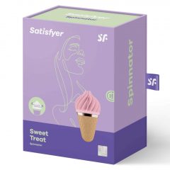   Satisfyer Sweet Treat - nabíjací rotačný vibrátor na klitoris (ružový-hnedý)