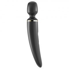   Satisfyer Wand-er Woman - nabíjací, vodotesný masážný vibrátor (čierny)