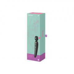   Satisfyer Wand-er Woman - nabíjací, vodotesný masážný vibrátor (čierny)