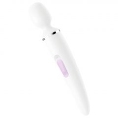   Satisfyer Wand-er Woman - nabíjací, vodotesný masážný vibrátor (biely)