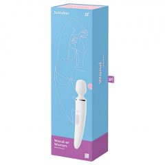   Satisfyer Wand-er Woman - nabíjací, vodotesný masážný vibrátor (biely)