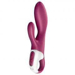   Satisfyer Heated Affair - nabíjací vibrátor s ohrevom a ramenom na klitoris (červený)