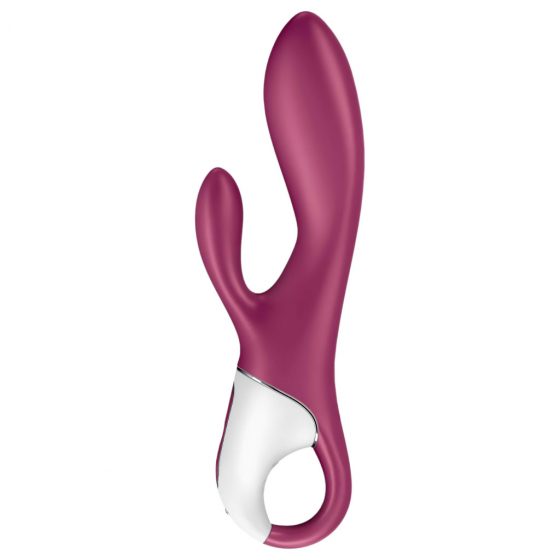 Satisfyer Heated Affair - nabíjací vibrátor s ohrevom a ramenom na klitoris (červený)