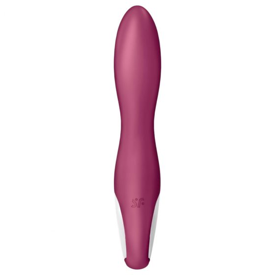 Satisfyer Heated Affair - nabíjací vibrátor s ohrevom a ramenom na klitoris (červený)