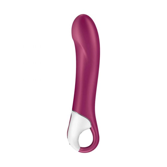 Satisfyer Big Heat - nabíjací, ohrievajúci vibrátor na bod G (červený)