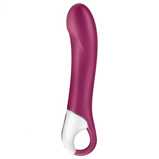 Satisfyer Big Heat - nabíjací, ohrievajúci vibrátor na bod G (červený)