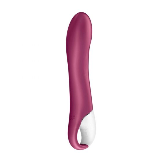 Satisfyer Big Heat - nabíjací, ohrievajúci vibrátor na bod G (červený)