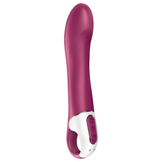 Satisfyer Big Heat - nabíjací, ohrievajúci vibrátor na bod G (červený)