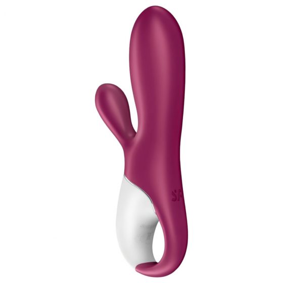 Satisfyer Hot Bunny - inteligentný, vyhrievací vibrátor s ramenom na klitoris (červený)